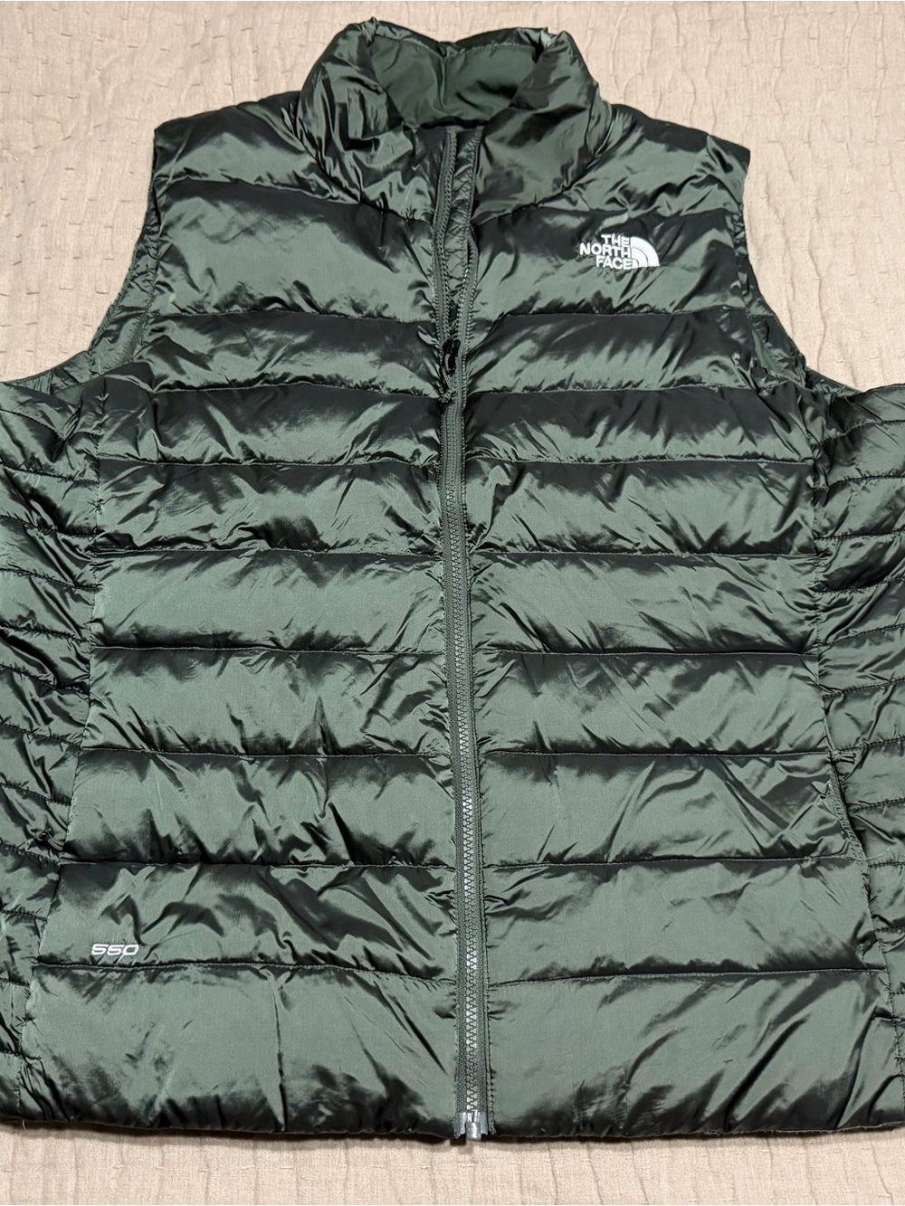 The North Face Aconcagua Vest Insulated 550 Goose Down Sz XXL Green